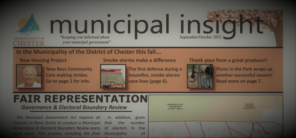 Image of newsletter front cover